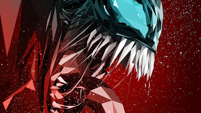 : Дигитален арт плакат Venom, Venom 3D HD тапет