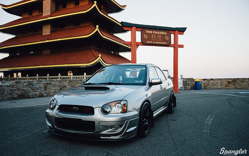 Subaru, Cars, Side View, Pagoda, Silver, Silvery HD wallpaper