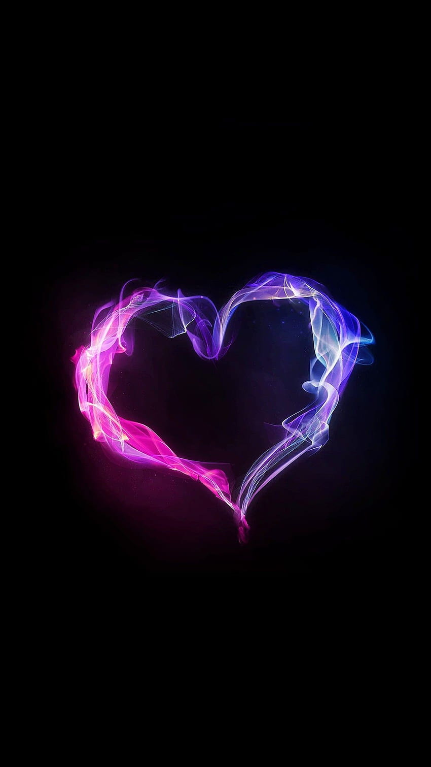 Purple Love (最高の Purple Love と ) on Chat, Light Pink Heart HD電話の壁紙
