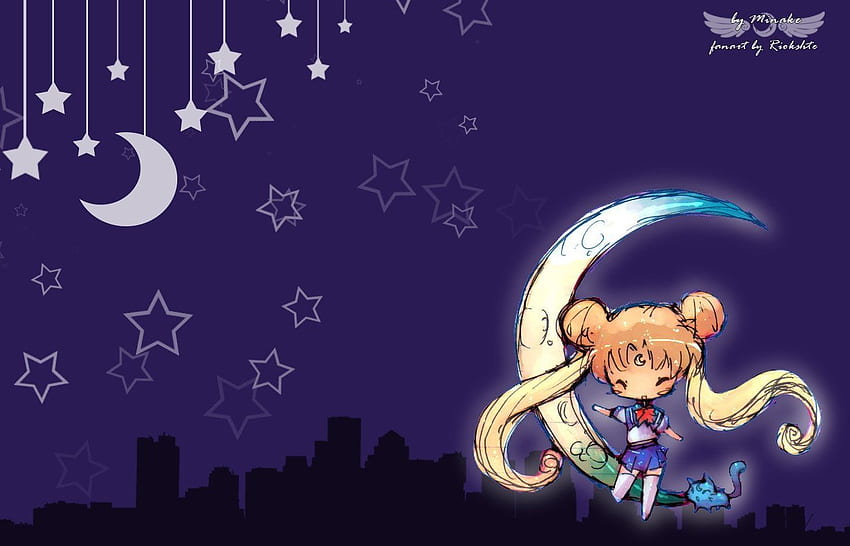 View Large Sailor Moon Chibi Full [] for your , Mobile & Tablet. Explore Kawaii Sailor Moon . Kawaii Sailor Moon , Sailor HD wallpaper