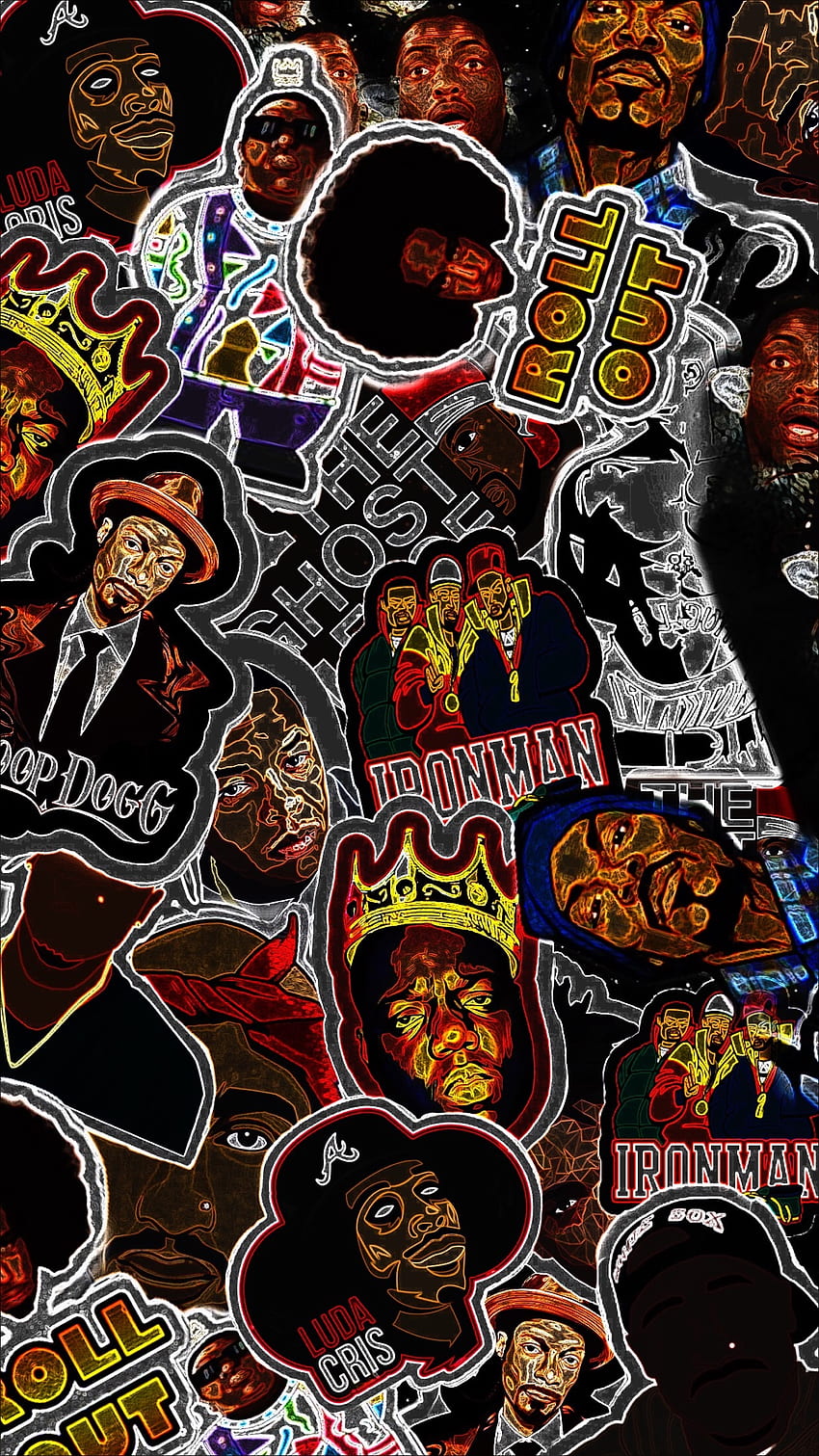 Rappers Cartoons, Cartoon Stickers HD phone wallpaper | Pxfuel