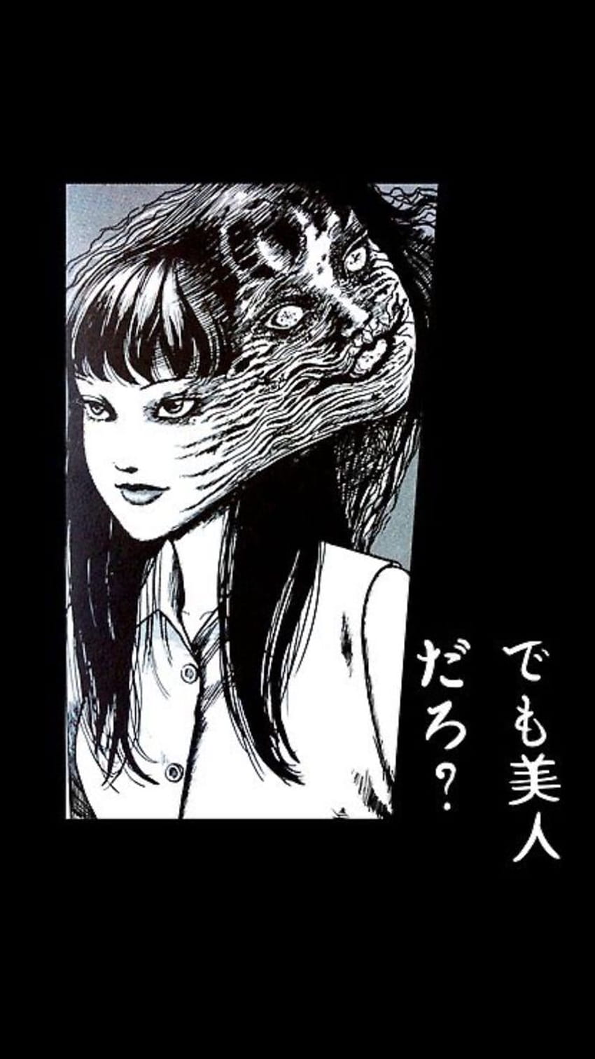 Tomie. Junji ito, Anime-Pixelkunst, japanischer Horror, Horror-Manga HD-Handy-Hintergrundbild