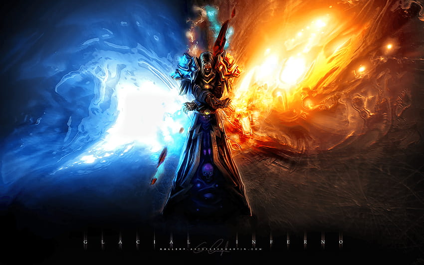 Glacial Inferno, Inferno Warrior HD wallpaper