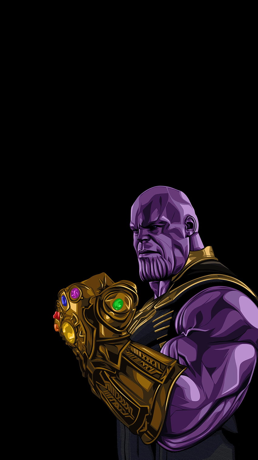 Avengers Infinity War Thanos 2160X3840 ⋆ Traxzee, Avengers Amoled HD тапет за телефон