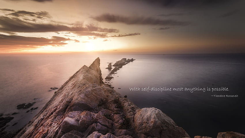 With Self Discipline Most Anything Is Possible HD wallpaper