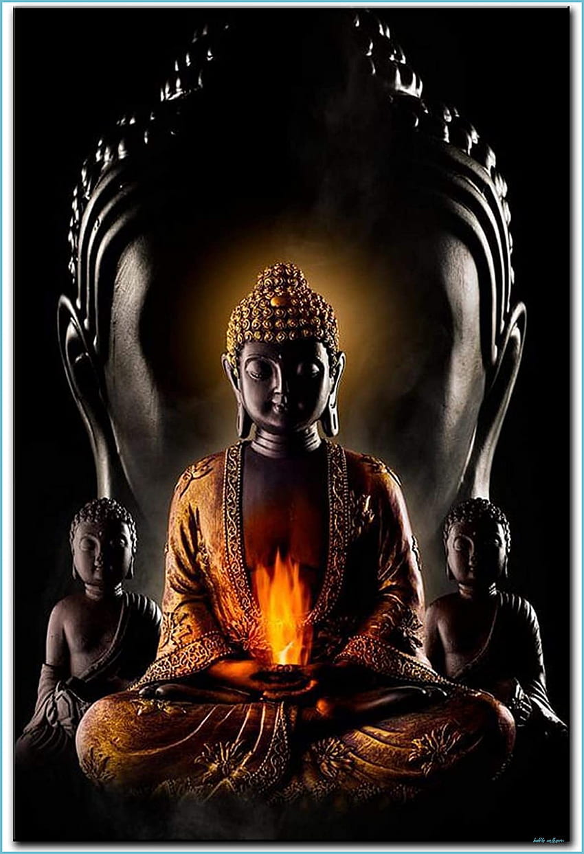 Wallpics Buddha Glossy Paper Poster For Living Room, Bedroom, Office, Kids Room, Hall (11X11), Buddha Android HD phone wallpaper