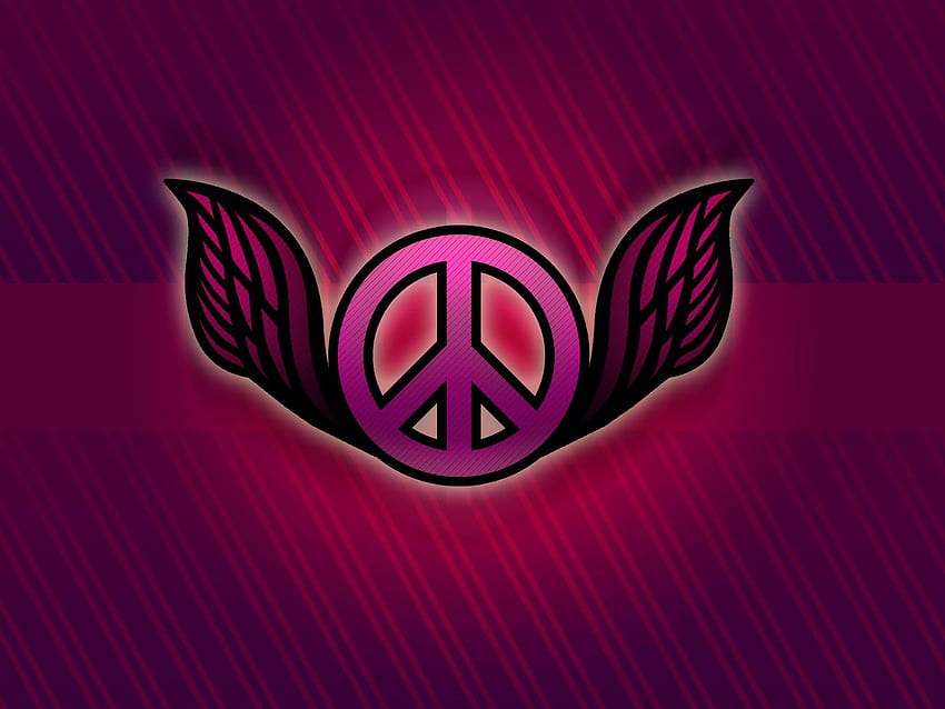 Peace Logo Abstract, Logo HD wallpaper