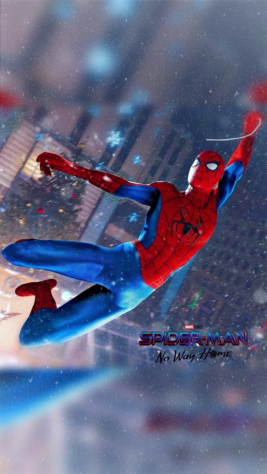 Kostium Spider-Mana, Bez drogi do domu, Tom Holland, Spiderverse, Spiderman Tapeta na telefon HD