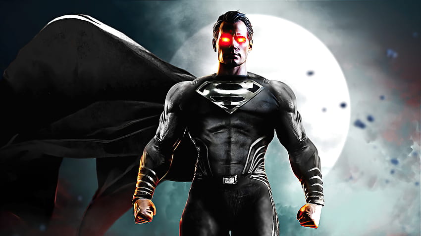 Zack Synder Superman z Ligi Sprawiedliwości w czarnym garniturze, Superman z Ligi Sprawiedliwości Tapeta HD