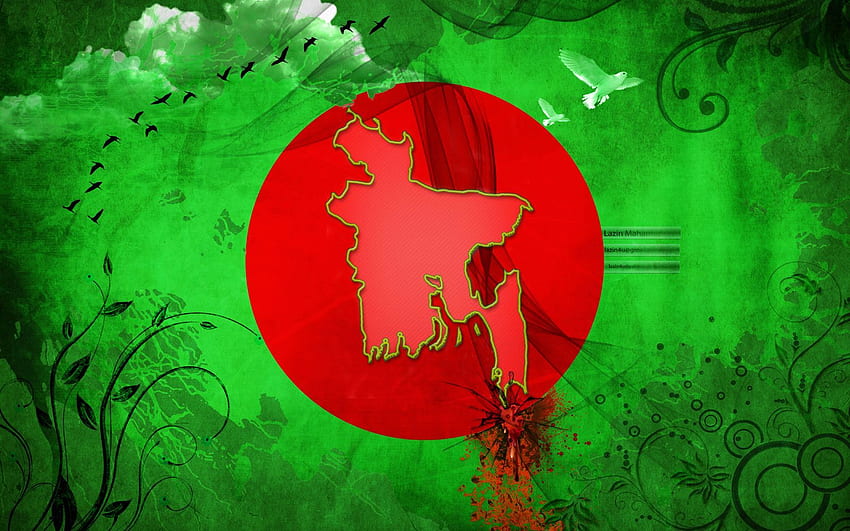 Flaga Bangladeszu Tapeta HD