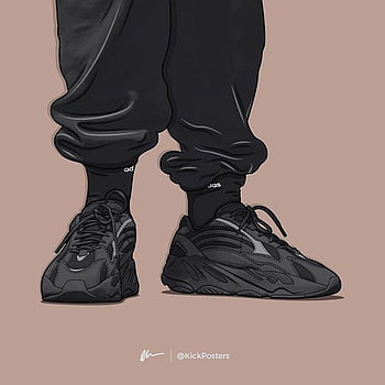 desktop wallpaper behind the scenes by offbeat showroom sneakers illustration sneakers drawing sneaker art yeezy 500 thumbnail