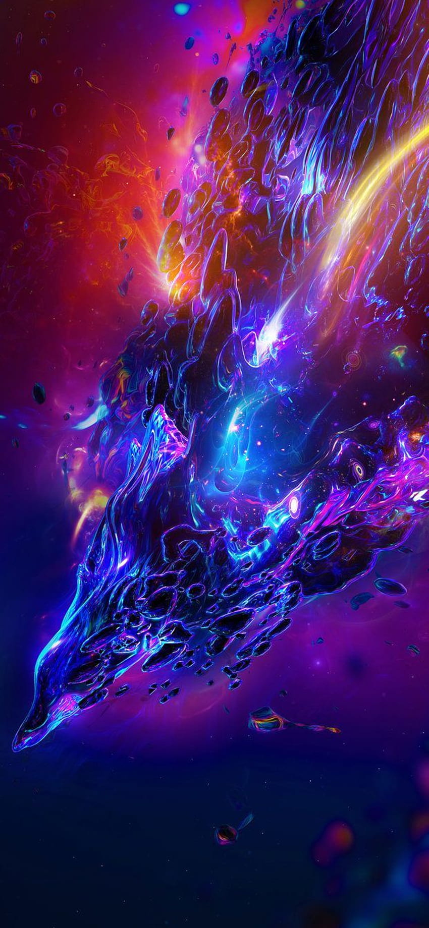 Gaming phone . Galaxy , Abstract background, space HD phone wallpaper