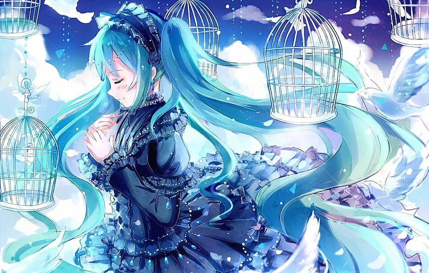 Anime, Hatsune Miku, Vocaloid, Vocaloid, Hatsune Miku HD wallpaper