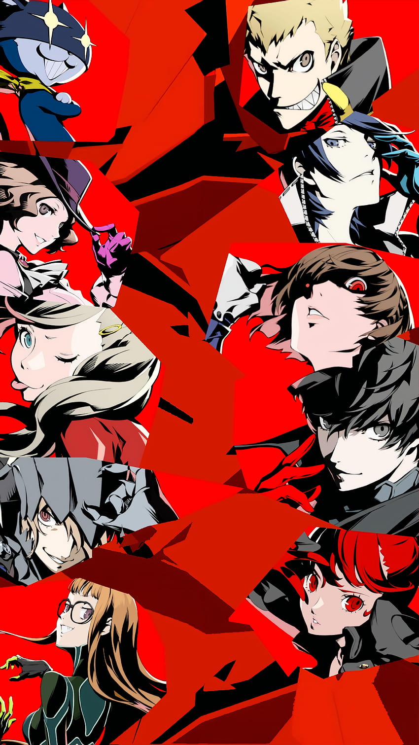 I used my mediocre editing skills to make a mobile, Persona 5 HD phone wallpaper