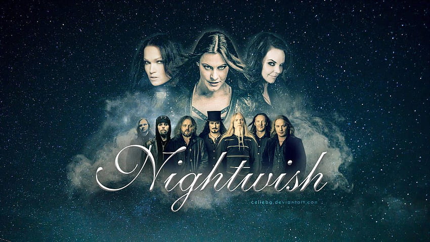 ขอแสดงความนับถือ Nightwish ของฉัน โดย cellebg วงดนตรี, พาวเวอร์เมทัล, อัลเทอร์เนทีฟ, ฟลอร์แจนเซ่น วอลล์เปเปอร์ HD