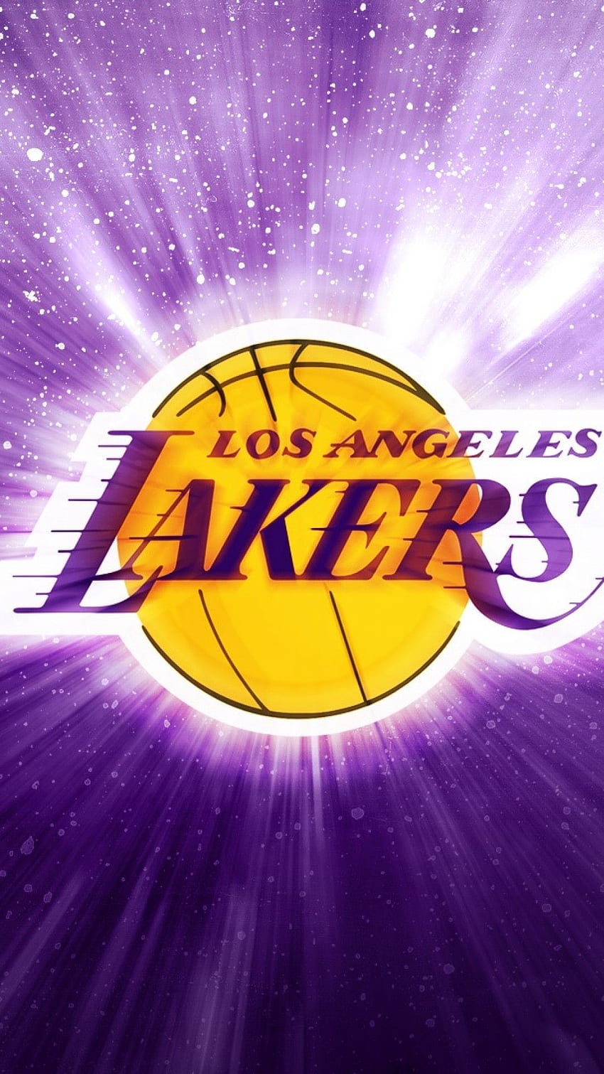 Tło La Lakers, Los Angeles Lakers Tapeta na telefon HD