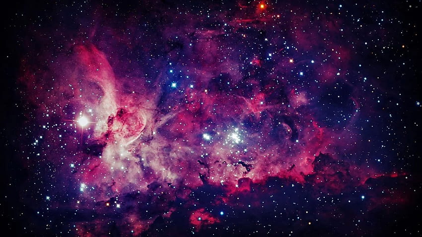 Nebulosa Roja (1280×720). PAISAJES ESPACIALES, Nebulosa Púrpura fondo de pantalla