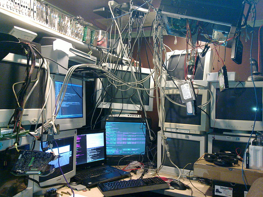Bilgisayar Odası - Seri Deneyler Lain Cyberpunk - - teahub.io, Cyberpunk Odası HD duvar kağıdı