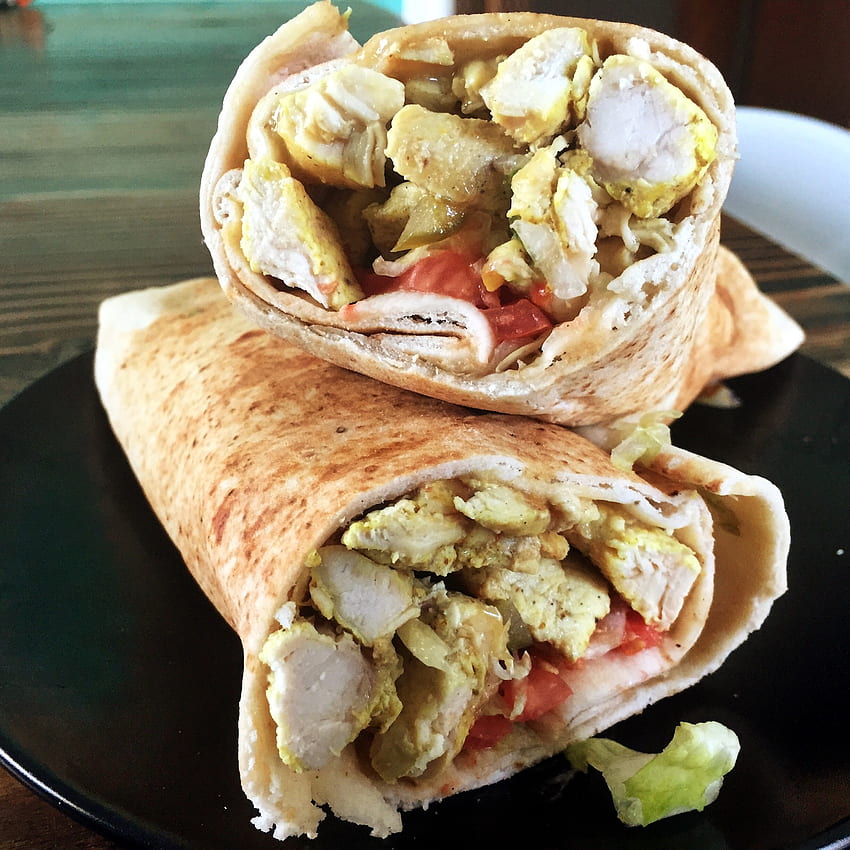 Chicken Shawarma Wrap (Shawarma City) – Buffalo Eats HD тапет за телефон