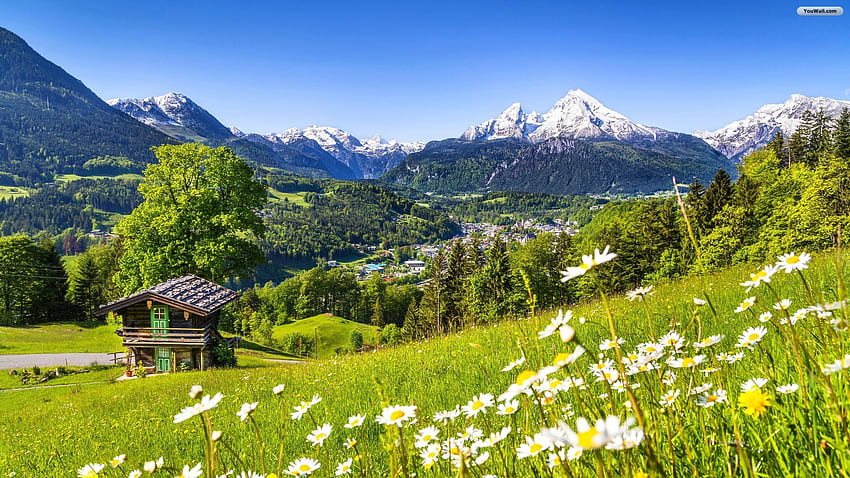 Swiss Landscape, Swiss Countryside HD wallpaper