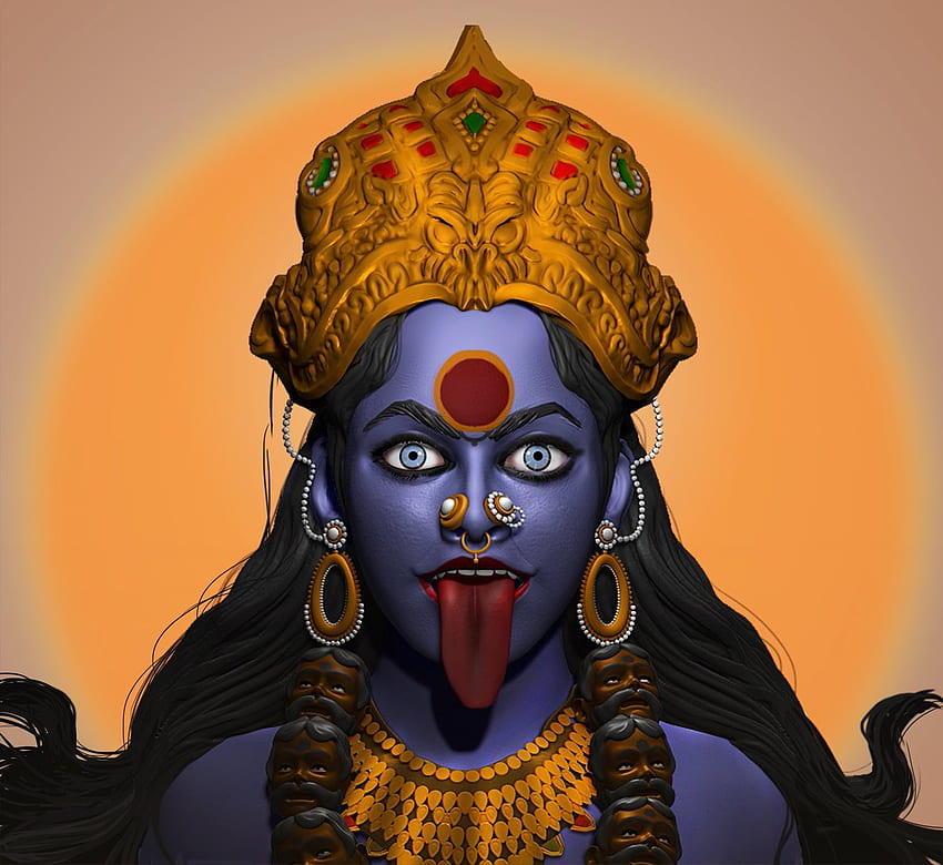 Goddess Maa Kali Angry . Angry Kali Maa , Angry Krishna HD wallpaper |  Pxfuel