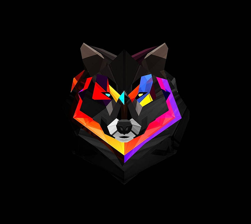 Polygon Wolf , Legendary Wolf HD wallpaper