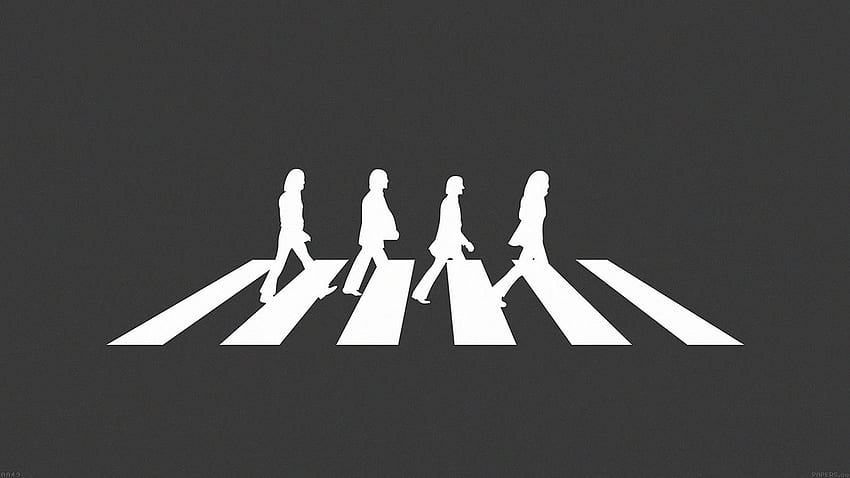 dla laptopa. Beatles Abbey Road muzyka sztuka, The Beatles Laptop Tapeta HD