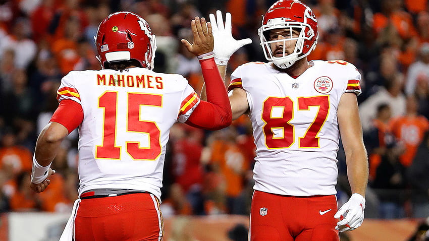 Mahomes: I Owe Travis Kelce Lunch After No Look Miss, Cool Travis Kelce HD wallpaper