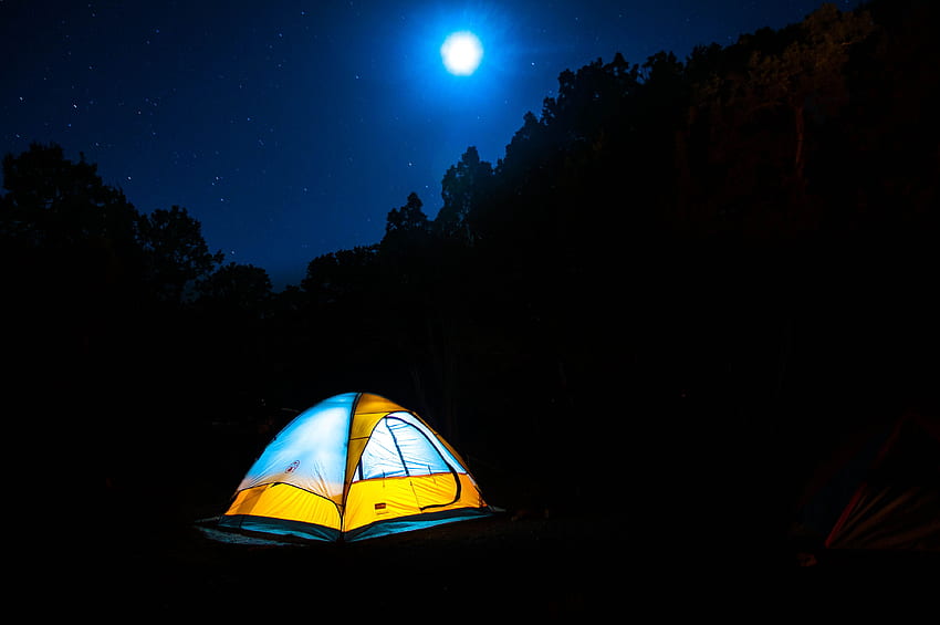 Android : Camp Out, Tent HD wallpaper