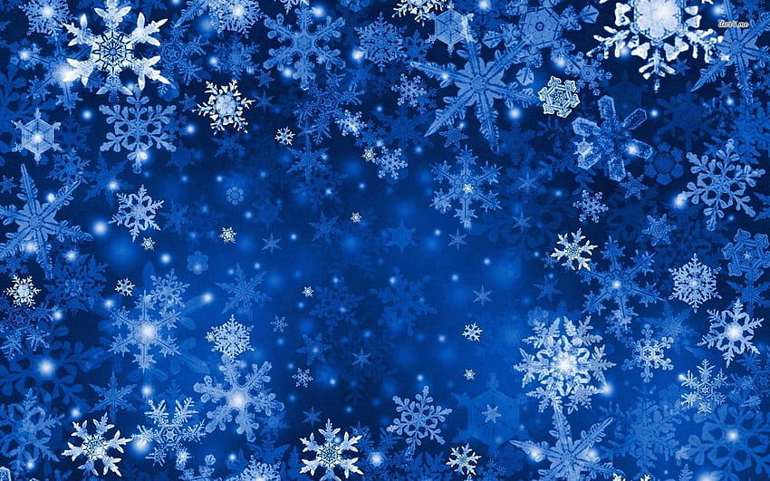 เกล็ดหิมะสีน้ำเงิน ฉันคิดถึงศิลปะ พื้นหลังเกล็ดหิมะ, เกล็ดหิมะนามธรรม วอลล์เปเปอร์ HD