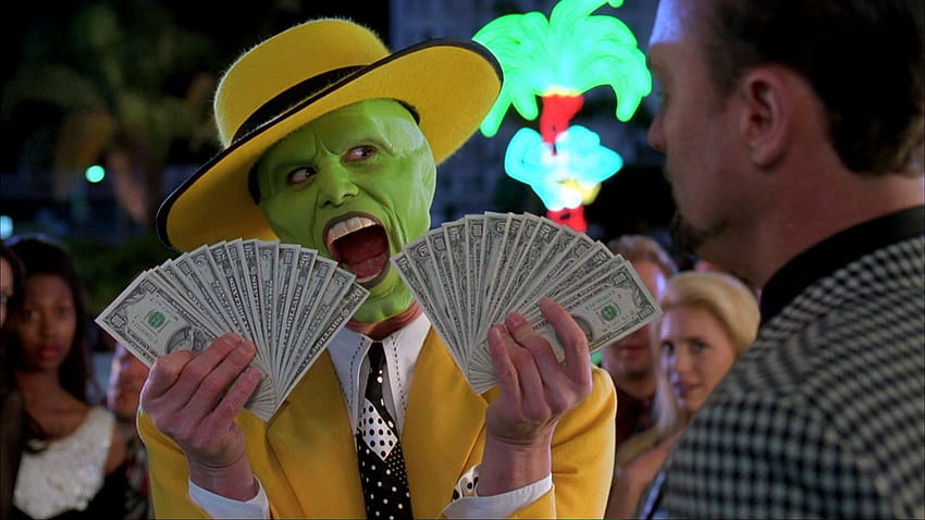 The Mask, Money, Film Stills, Jim Carrey / und mobiler Hintergrund, The Mask Movie HD-Hintergrundbild