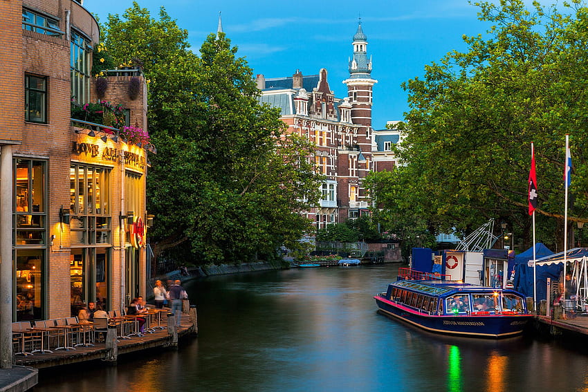 Amsterdam. Amsterdam, Niederlande HD-Hintergrundbild
