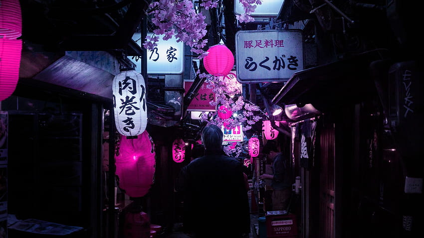 Tokio durch die Augen eines Spieledesigners sehen, Tokyo City Aesthetic HD-Hintergrundbild