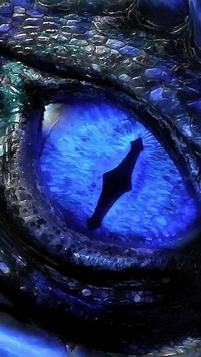 Olhos de Dragão, Olho de Dragão Azul Papel de parede de celular HD