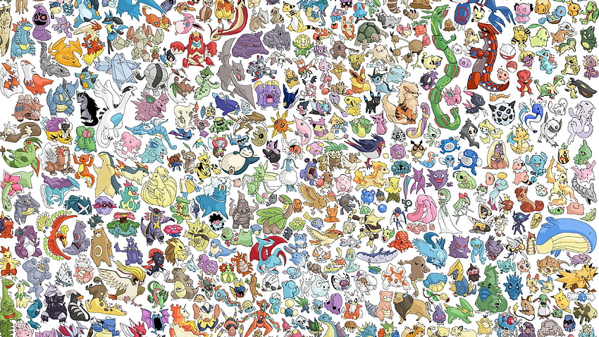 original 150 pokemon wallpaper