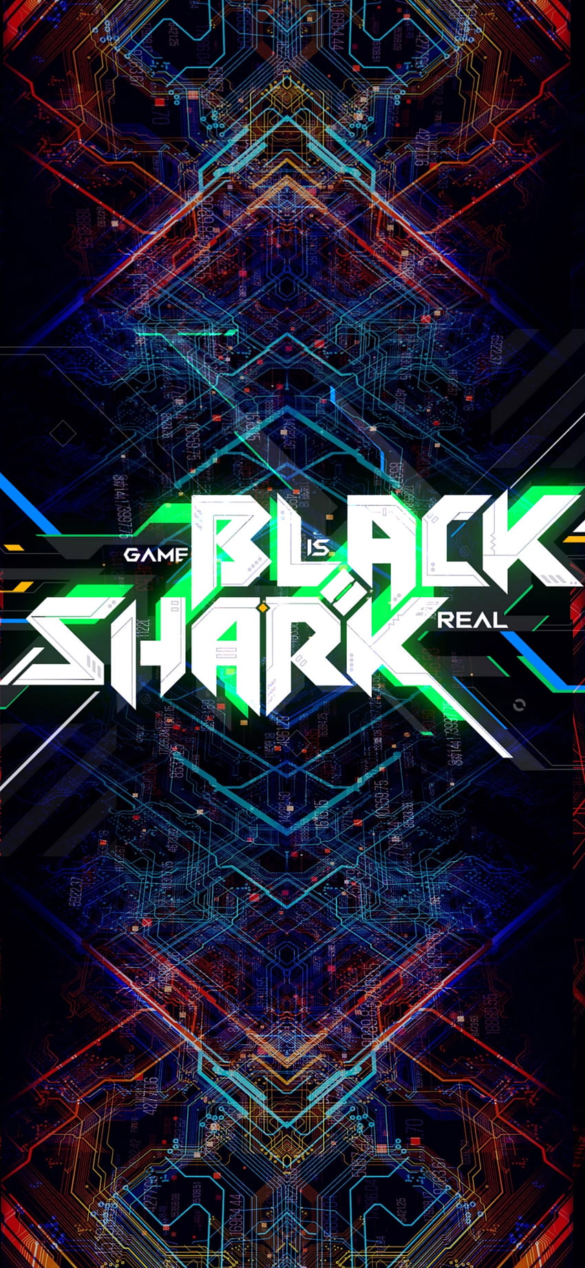 Черна акула 4 Custom, bs4, blackshark, blackshark4 HD тапет за телефон