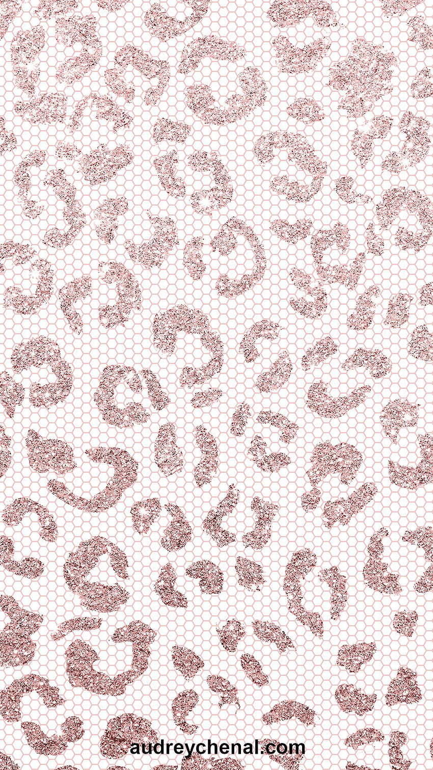 pink glitter hand drawn leopard pattern on pastel pink lace, Pastel Pink Glitter HD phone wallpaper