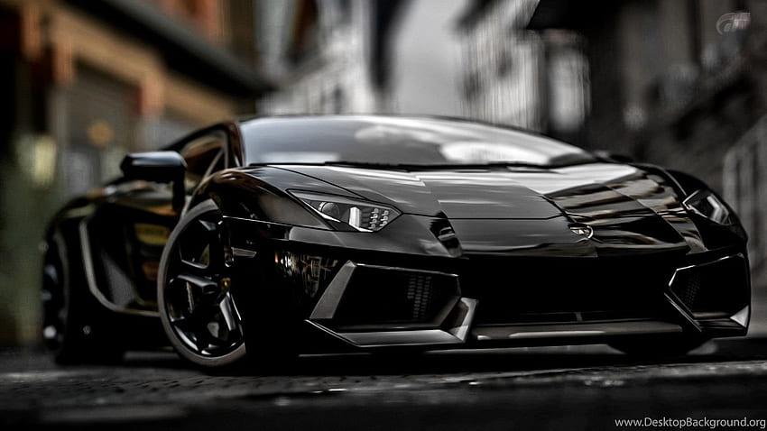 Car PC Car Black Lamborghini Aventador HD wallpaper | Pxfuel
