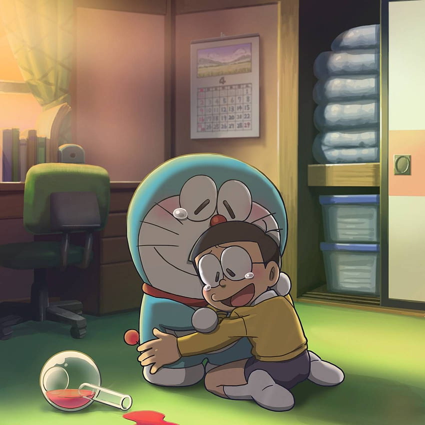 Triste Doraemon, Triste Nobita Papel de parede de celular HD