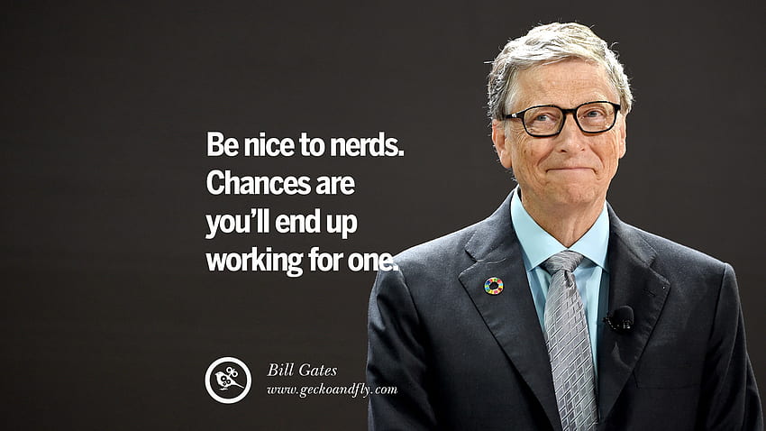 Citações inspiradoras de Bill Gates sobre sucesso e vida papel de parede HD