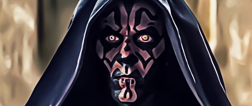 star wars, darth maul, art, face HD wallpaper