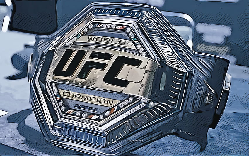UFC belt, , UFC, vector art, UFC drawing, creative art, UFC art, vector drawing, Ultimate Fighting Championship, UFC logo HD wallpaper