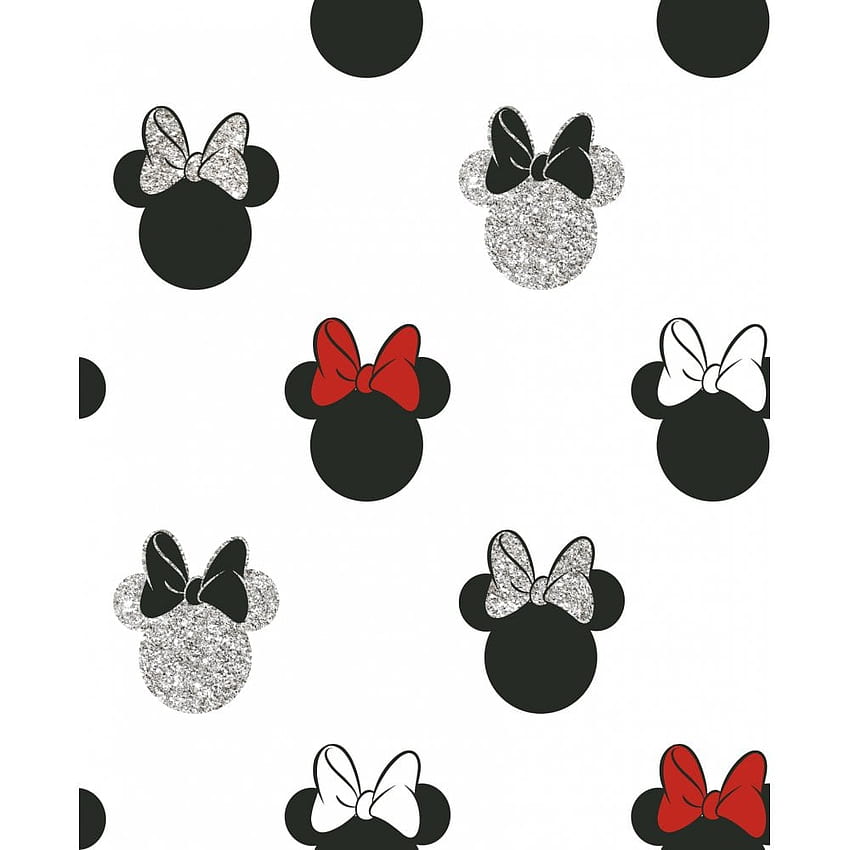 Graham And Brown Minnie Mouse Sparkle Glitter 105828、キュートなミニーマウスグリッター HD電話の壁紙