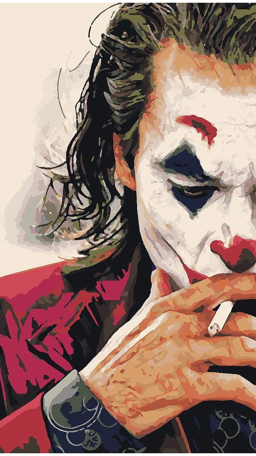 Joker Smoking, Beautiful, Sketch, Joker HD phone wallpaper