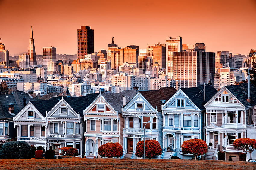 Is your neighborhood the most ticketed in San Francisco?, San Francisco Sunrise HD wallpaper