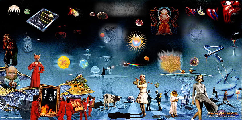 kolase sampul album rush Kolase oleh anggota ( darksideof ). . Rock progresif, Sampul album, Lagu-lagu rock, Genesis Band Wallpaper HD
