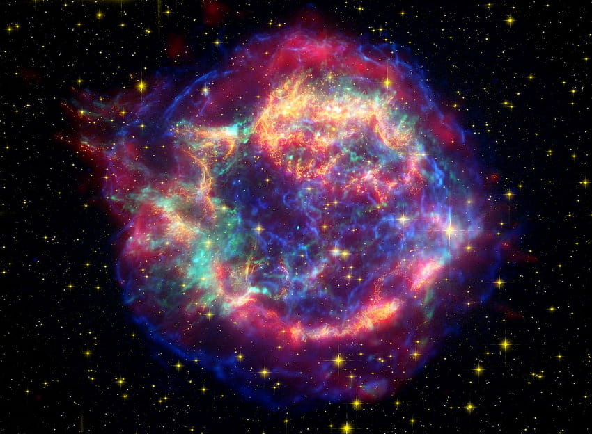 These Are Real of a Star Going Supernova, Real Universe HD wallpaper
