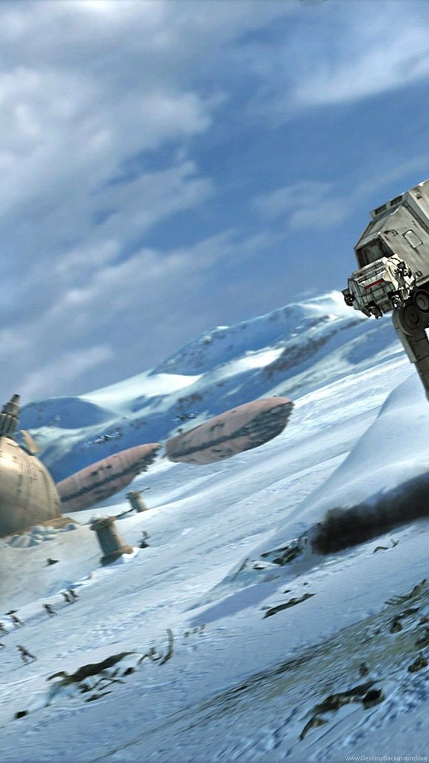 Star Wars, Battle, Hoth, AT AT Background HD phone wallpaper
