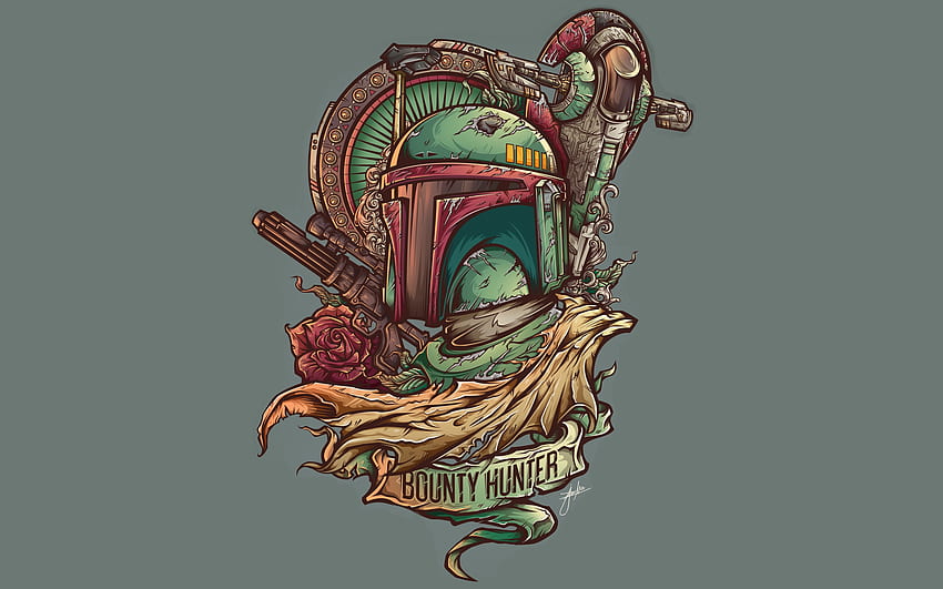 ยนตร์ - Star Wars Bounty Hunter Boba Fett วอลล์เปเปอร์ HD
