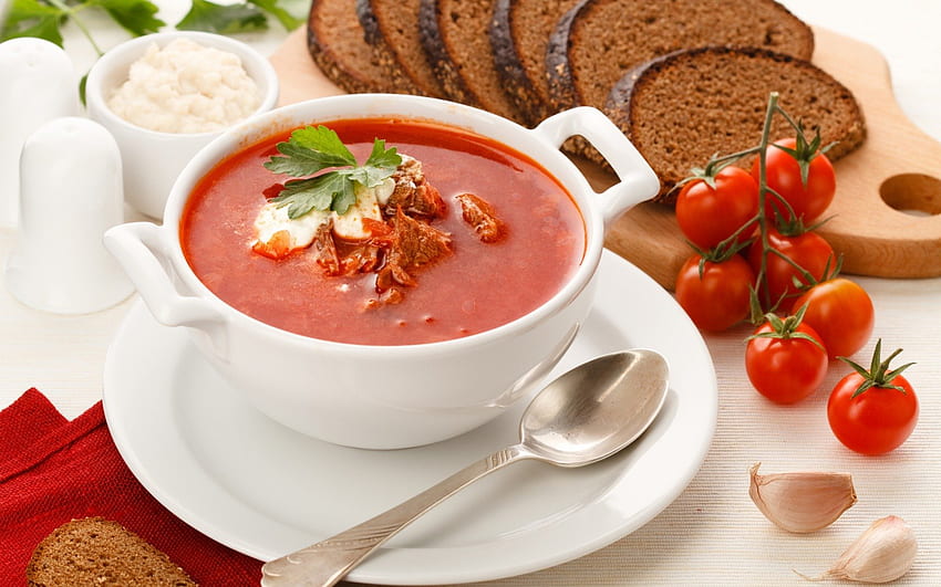 CHILLY SOUP, winter, hot, , cool, food, nice HD wallpaper